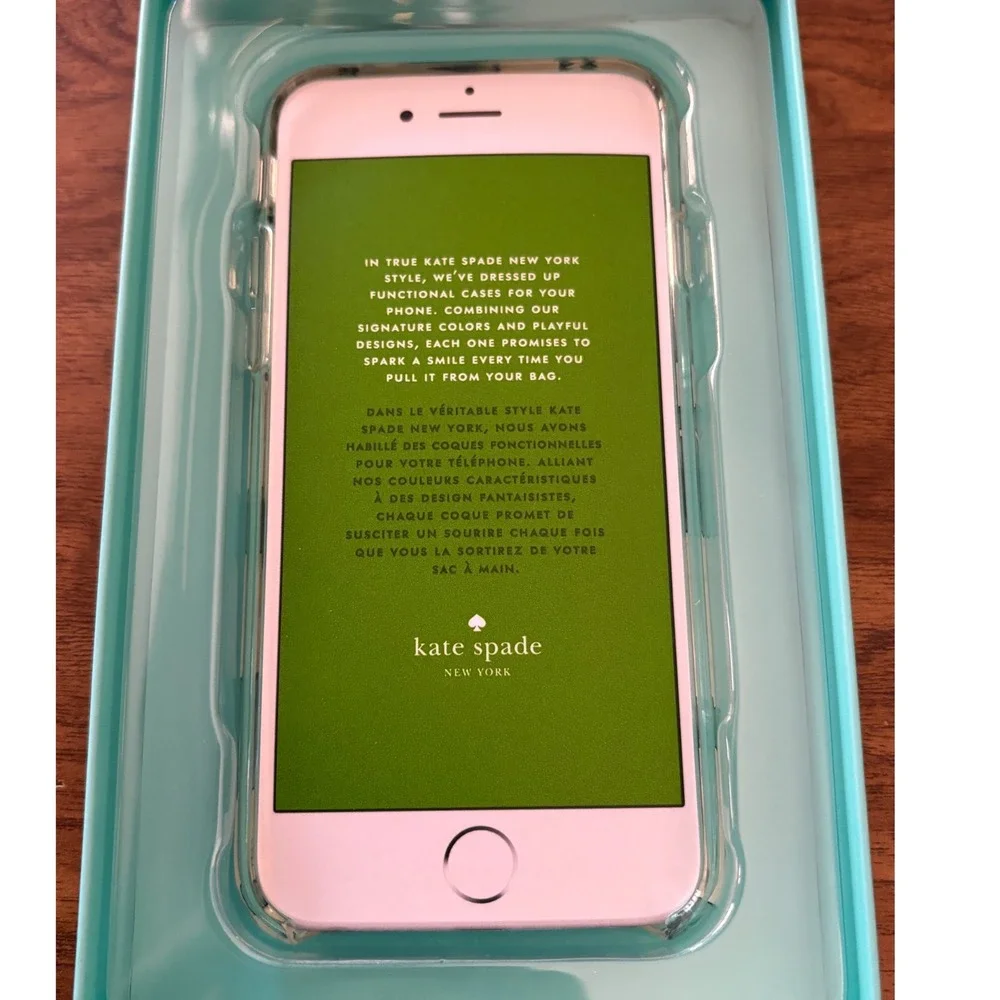 Kate Spade New York Floral iPhone‎ 8 7 6s Protective Hardshell Phone Case